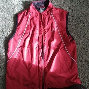 Mizuno Mens Light Windbreaker Vest RED